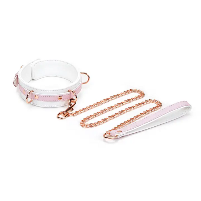 Fairy Leather Collar With Leash