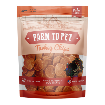Farm to Pet - Turkey Chips - Dog.Dog.Cat.