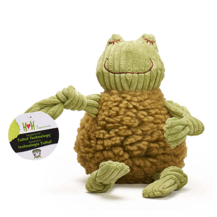 Fiona Frog HuggleFleece® FlufferKnottie™ Plush Dog Toy - Dog.Dog.Cat.