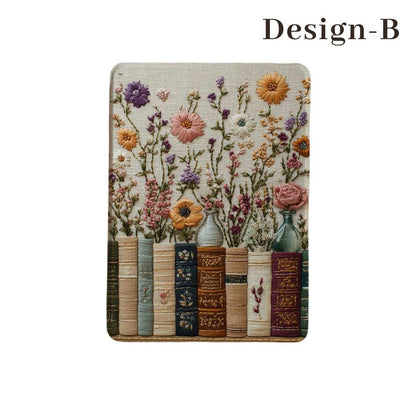 Floral & Book Lover Kindle Case with Hand Strap