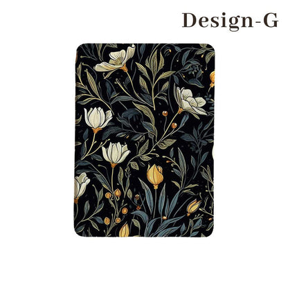 Floral & Book Lover Kindle Case with Hand Strap