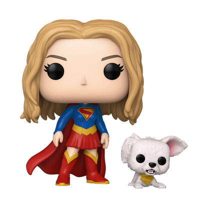 Funko POP! & Buddy: DC Comics - Supergirl with Puppy Krypto Vinyl Figure