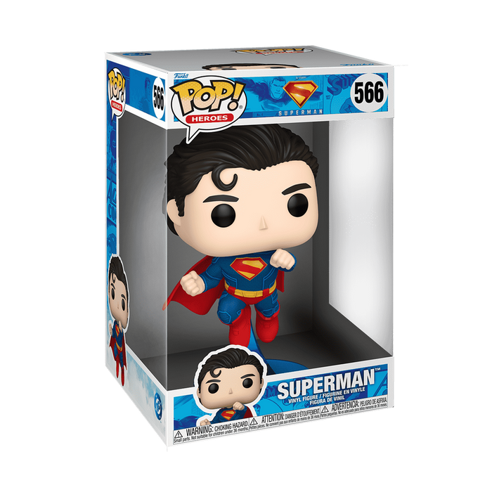 Funko POP! DC Comics Heroes: Jumbo Superman (2025) 10" Vinyl Figure