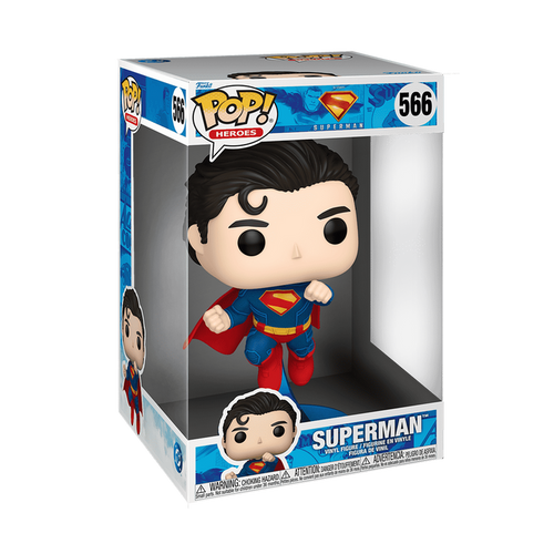Funko POP! DC Comics Heroes: Jumbo Superman (2025) 10" Vinyl Figure
