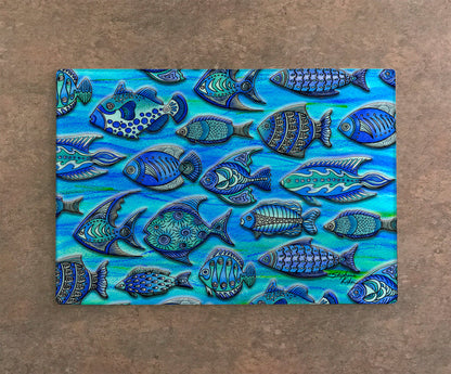 Funky Fish Cutting Board