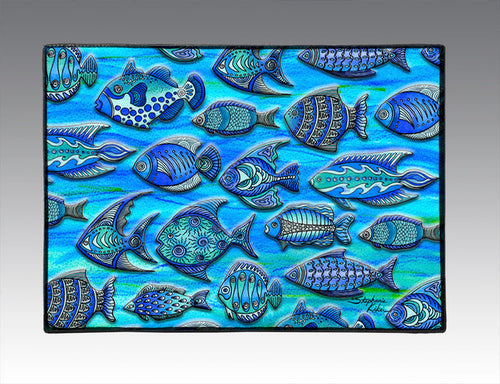 Funky Fish Door Mat