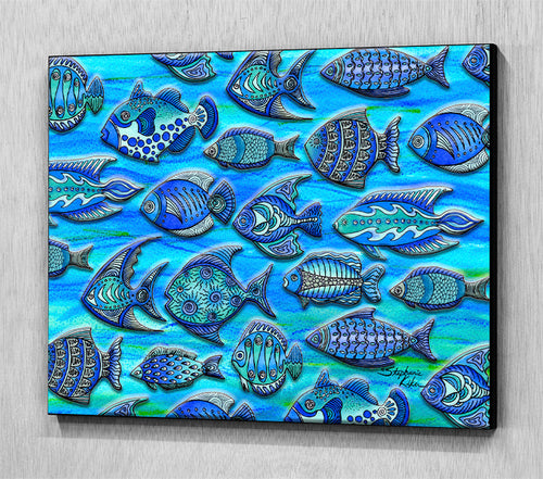 Funky Fish Wall Art Panel
