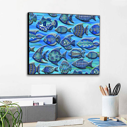 Funky Fish Wall Art Panel