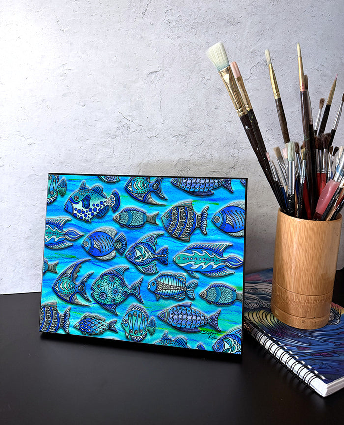 Funky Fish Wall Art Panel