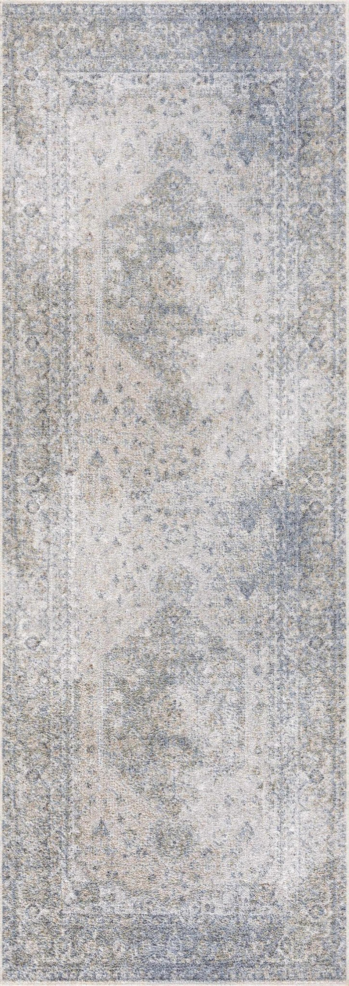 Gael Blue Washable Area Rug - Sweet Water Decor - Rugs