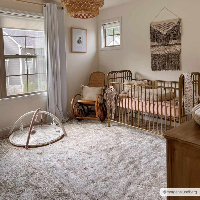 Gael Cream Washable Area Rug - Sweet Water Decor - Rugs