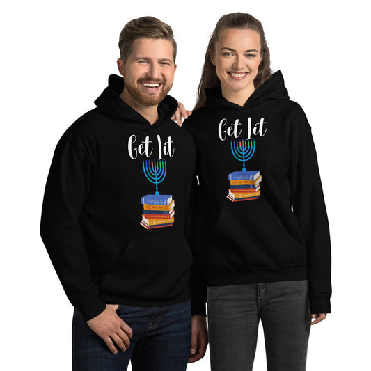Get Lit Hanukkah Hoodie - Kindle Crack