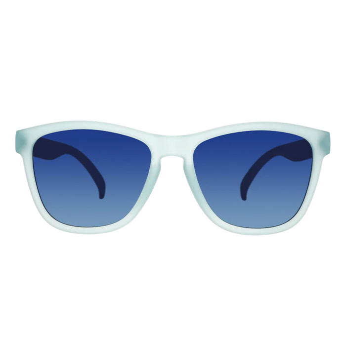 POLARIZED: Glare reducing, polarized lenses with UV400 protection against UVA/UVB rays NO Slip: Special grip coating eliminates slippage while sweating NO Bounce: Snug and lightweight frame with a comfortable fit to prevent bouncing during high-impact sports  Goodr Product Name: These Shades Are STILL Trash