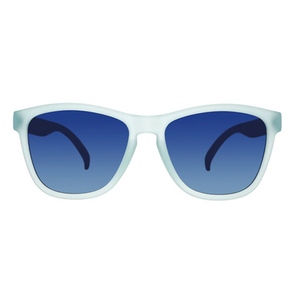 POLARIZED: Glare reducing, polarized lenses with UV400 protection against UVA/UVB rays NO Slip: Special grip coating eliminates slippage while sweating NO Bounce: Snug and lightweight frame with a comfortable fit to prevent bouncing during high-impact sports  Goodr Product Name: These Shades Are STILL Trash