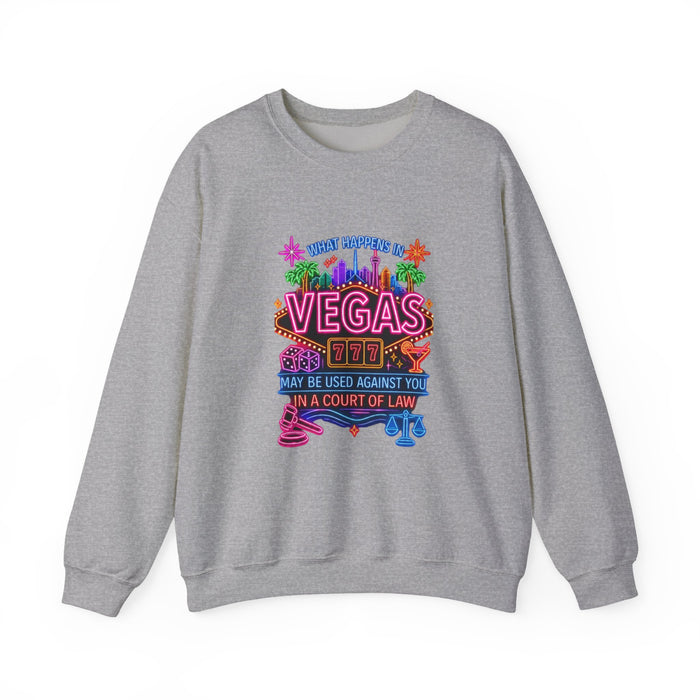 Graphic Sweatshirt – "What Happens in Vegas" (No Logo)