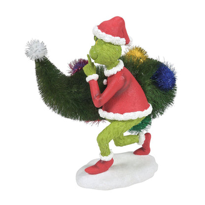 Grinch Stealing Tree Figurine