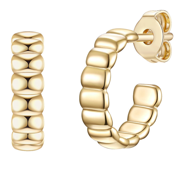 Halbcreolen gold