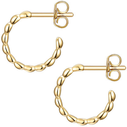 Halbcreolen gold