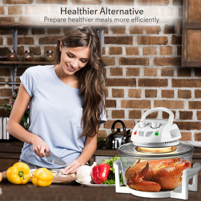 Halogen Oven Air-Fryer / Infrared Convection Cooker, Healthy Kitchen Countertop Cooking