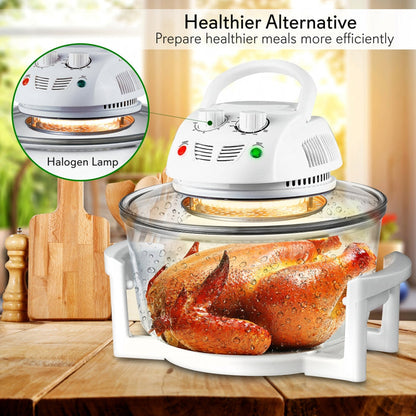 Halogen Oven Air-Fryer / Infrared Convection Cooker, Healthy Kitchen Countertop Cooking
