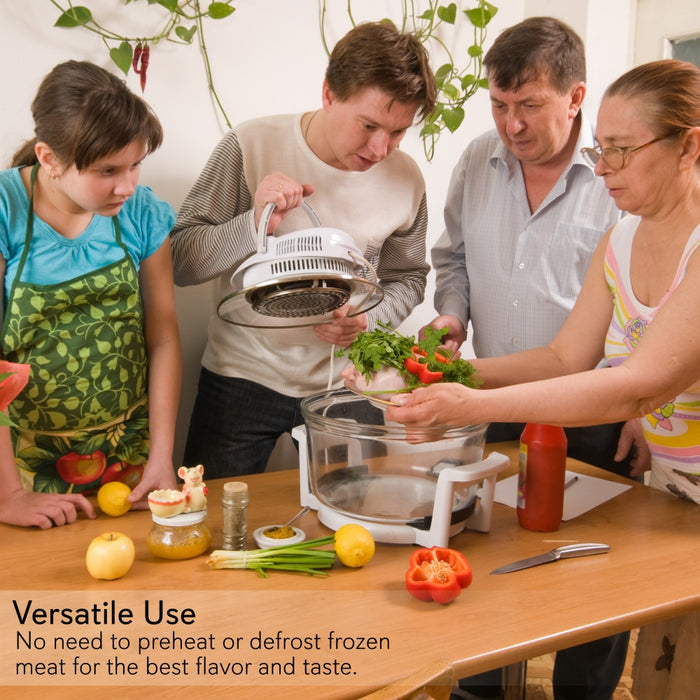 Halogen Oven Air-Fryer / Infrared Convection Cooker, Healthy Kitchen Countertop Cooking