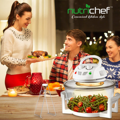 Halogen Oven Air-Fryer / Infrared Convection Cooker, Healthy Kitchen Countertop Cooking