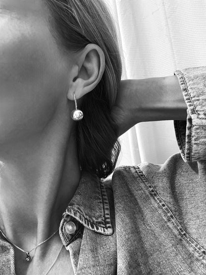 Happy Bead örhängen | 925 silver