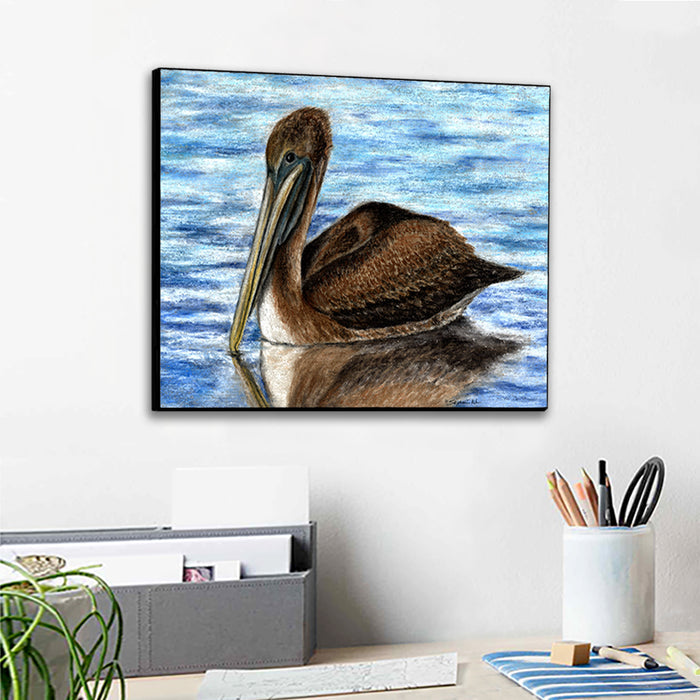 Harbor Pelican Wall Art Panel
