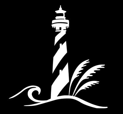 Hatteras Lighthouse with Seacoast Sticker