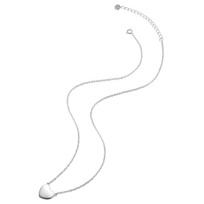 Herz Kette silber Basic