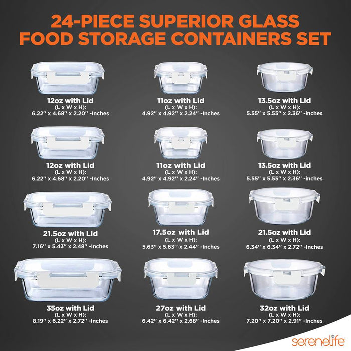 High Borosilicate Glass Food Container