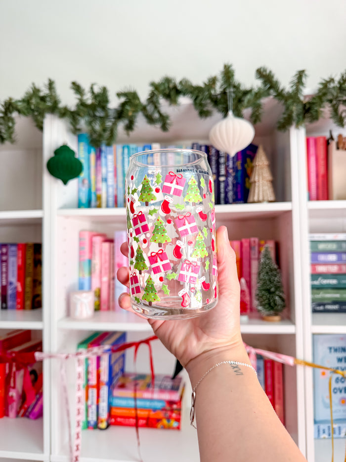 Holiday Mystery Glass Cup