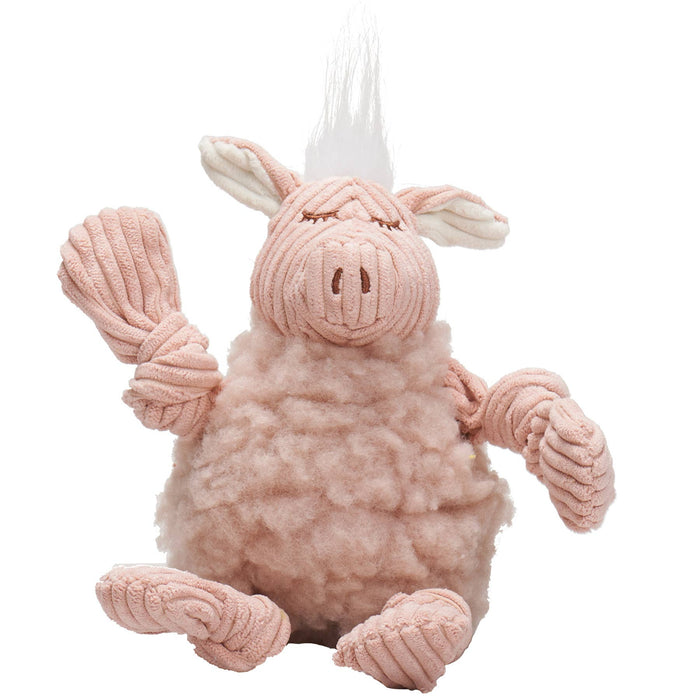HuggleGroup - Penelope Pig HuggleFleece® FlufferKnottie™ Plush Dog Toy - Dog.Dog.Cat.