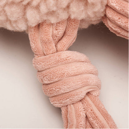 HuggleGroup - Penelope Pig HuggleFleece® FlufferKnottie™ Plush Dog Toy - Dog.Dog.Cat.