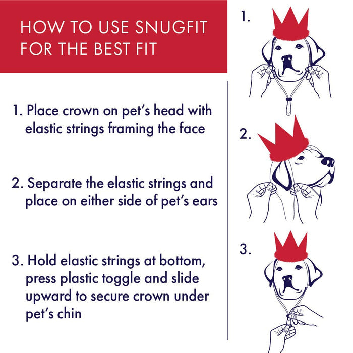 Huxley & Kent - H&K Party Crown Blue with SnugFit® - Dog.Dog.Cat.