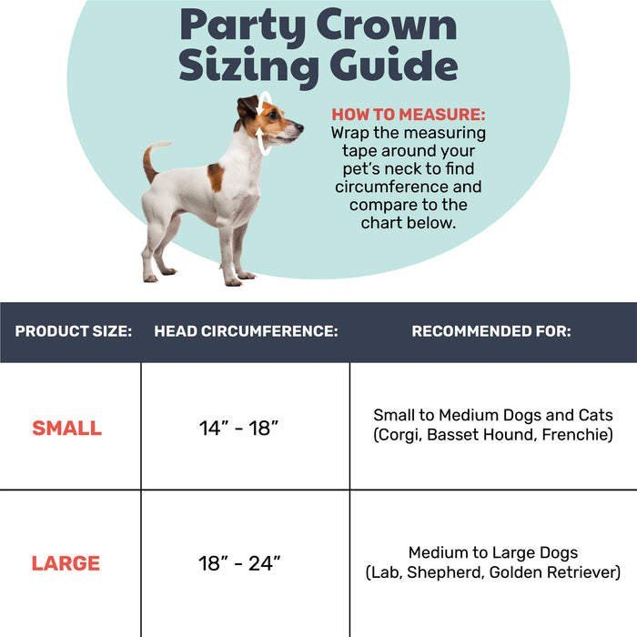 Huxley & Kent - H&K Party Crown Pink with SnugFit® - Dog.Dog.Cat.