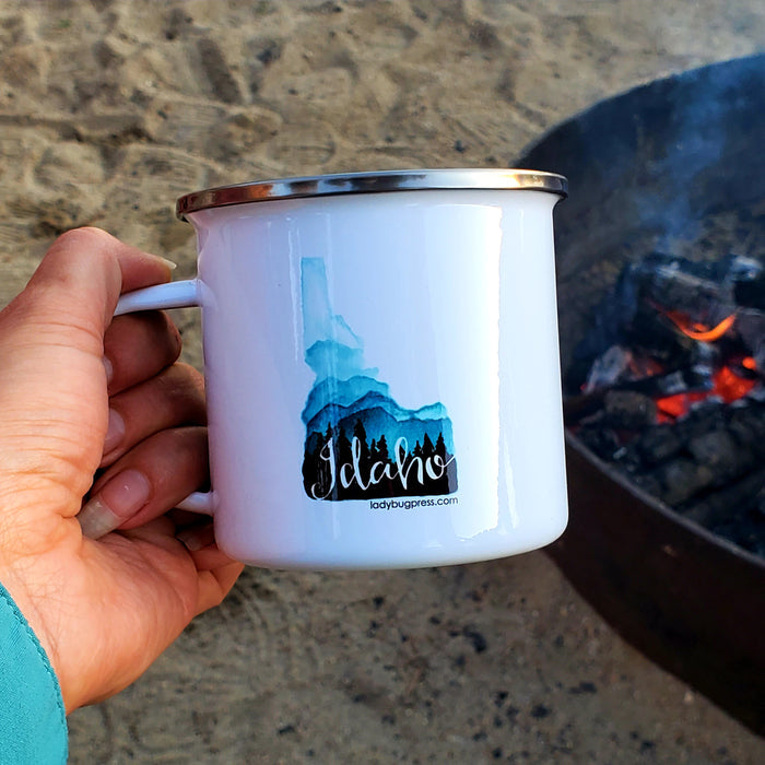 Idaho Mountains and Trees Mug