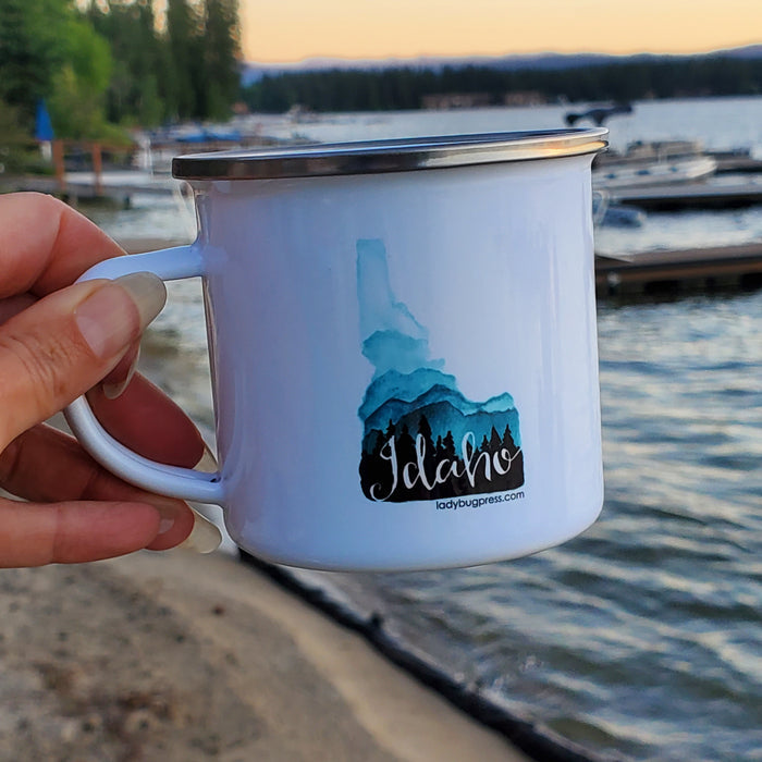 Idaho Mountains and Trees Mug