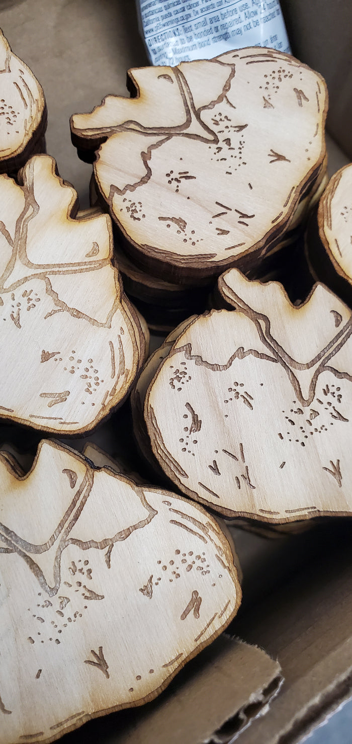 Idaho Spud Magnet, Wooden