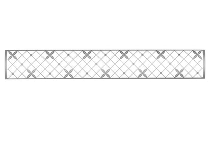 Infratech Motif Traditional Fascia Kit for Double Element Heater | Stainless Steel