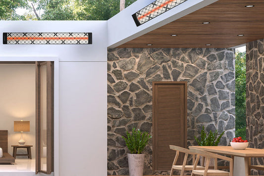 Infratech Motif Traditional Fascia Kit for Single Element Heater | Black
