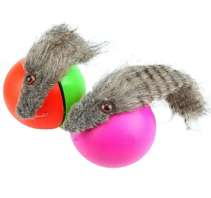 Motor Operated Ball with a Furry Tail - Dog.Dog.Cat.