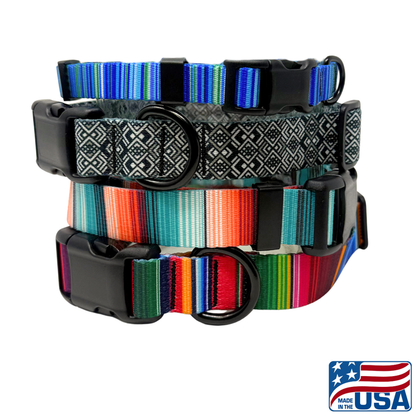 Grab your pup and hit the trail—outdoor adventures together are the ultimate stress-buster and friendship builder. This collar features rugged, heavy-duty webbing and hardware built to withstand every romp and ramble. Proudly crafted right here in Washburn, Wisconsin, it's gear you can trust for all your shared explorations.