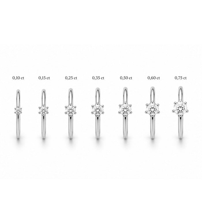 Julie 0,25 - 0,4 ct diamantring, Vigsel / Förlovningsring