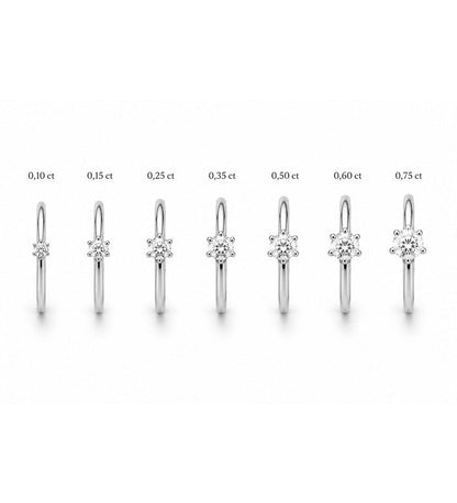 Julie 0,25 - 0,4 ct diamantring, Vigsel / Förlovningsring
