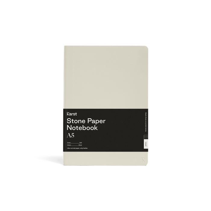 Stone / Blank Custom Karst Stone Paper Softcover Notebook - Corporate Gifts