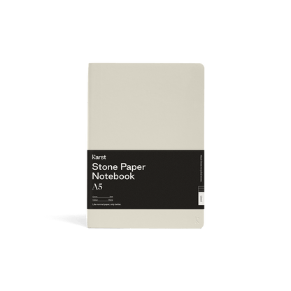 Stone / Blank Custom Karst Stone Paper Softcover Notebook - Corporate Gifts