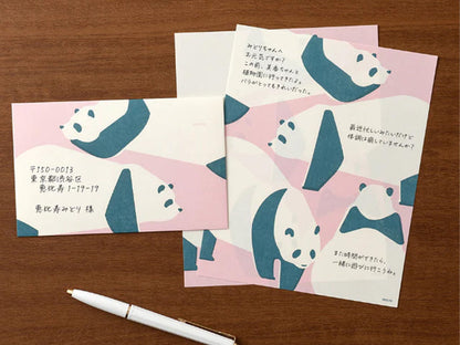 Kimagure Panda Letter Envelopes