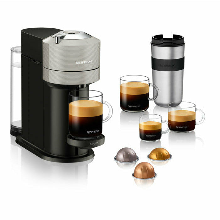 Krups Nespresso Vertuo Next Coffee Machine - Light Grey | XN910B40 (7552594018492)