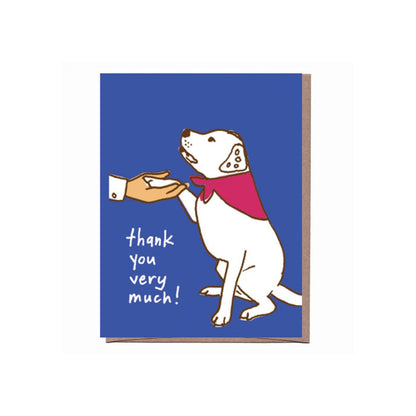 La Familia Green - Good Dog Thank You Greeting Card - Dog.Dog.Cat.
